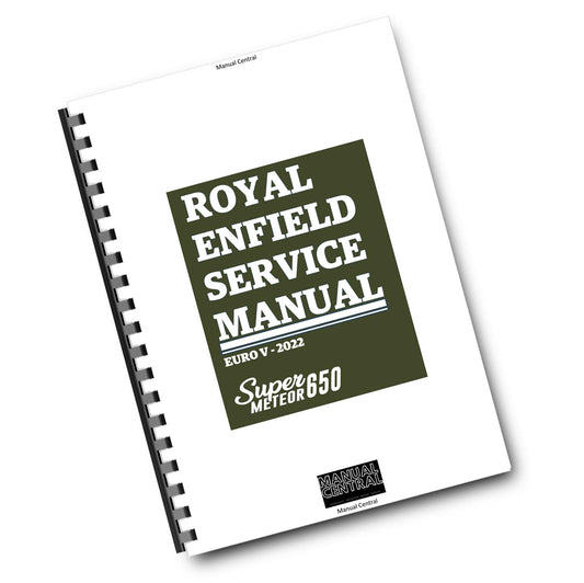 ROYAL ENFIELD - SUPER METEOR 650 EURO V 2022 EDITION - SERVICE REPAIR WORKSHOP