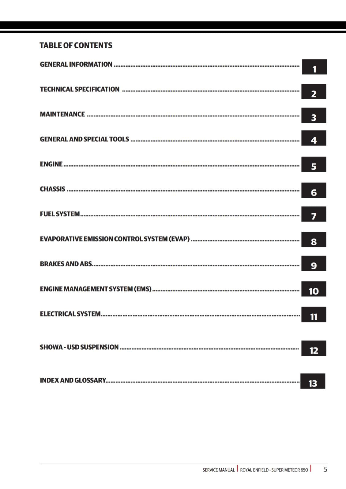 ROYAL ENFIELD - SUPER METEOR 650 EURO V 2022 EDITION - SERVICE REPAIR WORKSHOP