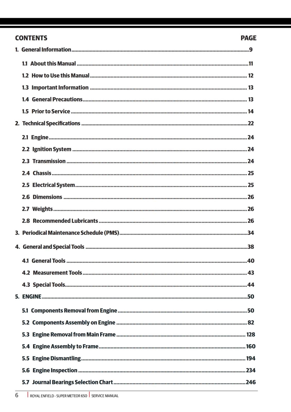 ROYAL ENFIELD - SUPER METEOR 650 EURO V 2022 EDITION - SERVICE REPAIR WORKSHOP