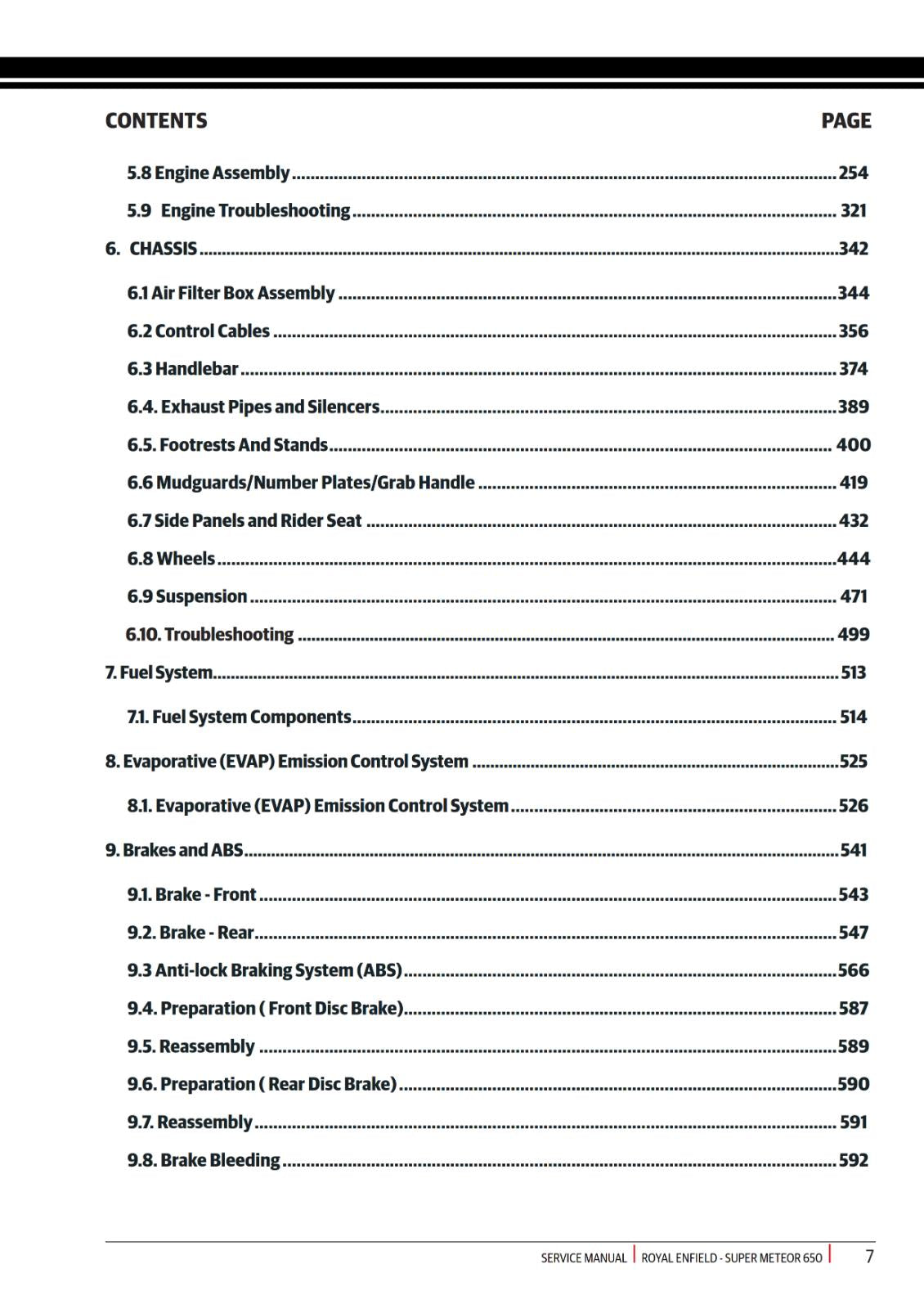ROYAL ENFIELD - SUPER METEOR 650 EURO V 2022 EDITION - SERVICE REPAIR WORKSHOP