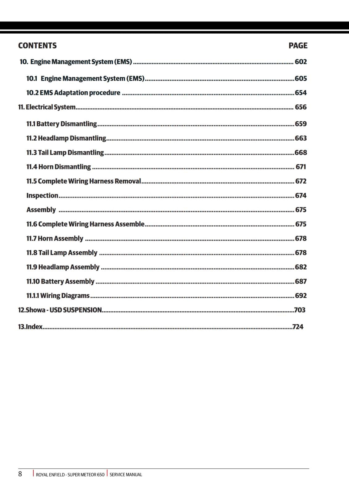 ROYAL ENFIELD - SUPER METEOR 650 EURO V 2022 EDITION - SERVICE REPAIR WORKSHOP