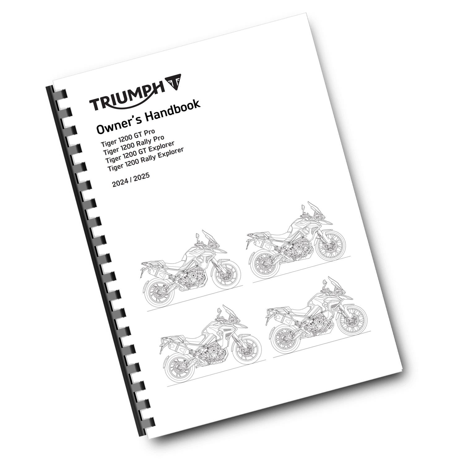 2024 2025 TRIUMPH OWNERS HANDBOOK MANUAL - TIGER 1200 GT RALLY EXPLORER PRO