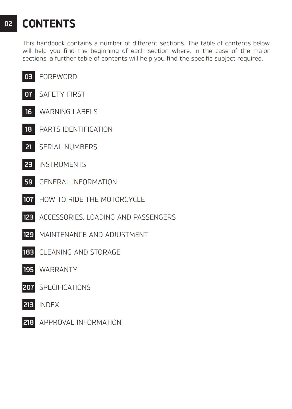 2024 2025 TRIUMPH OWNERS HANDBOOK MANUAL - TIGER 1200 GT RALLY EXPLORER PRO