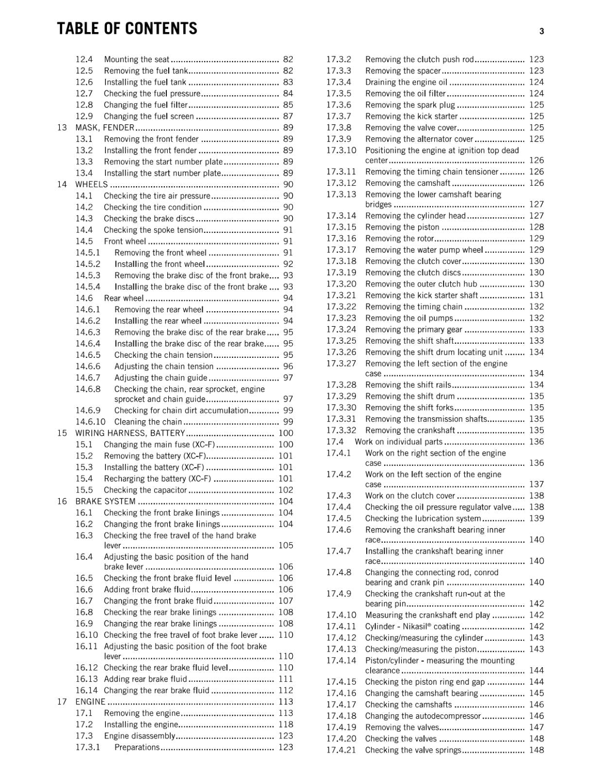 KTM 2011 - 250 SX-F MUSQUIN REPLICA XC-F - WORKSHOP SERVICE REPAIR MANUAL