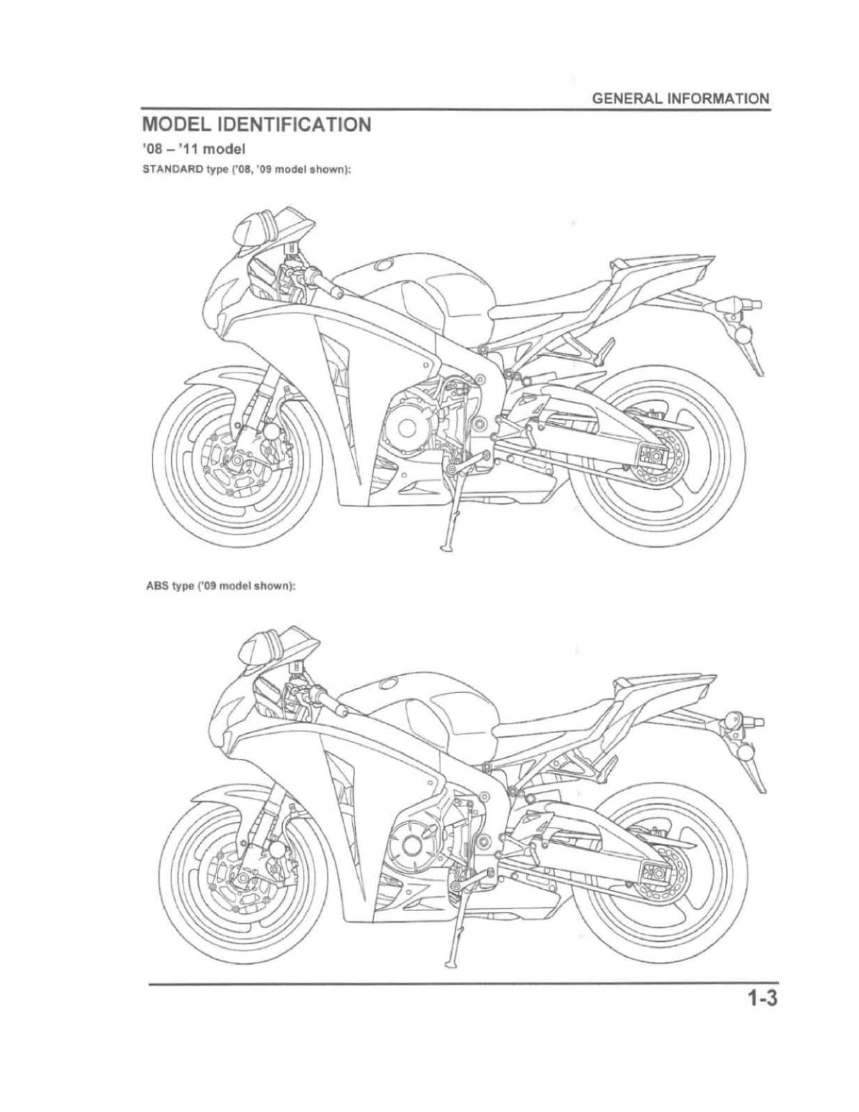 HONDA CBR1000RR SERVICE WORKSHOP MANUAL 2008 TO 2014