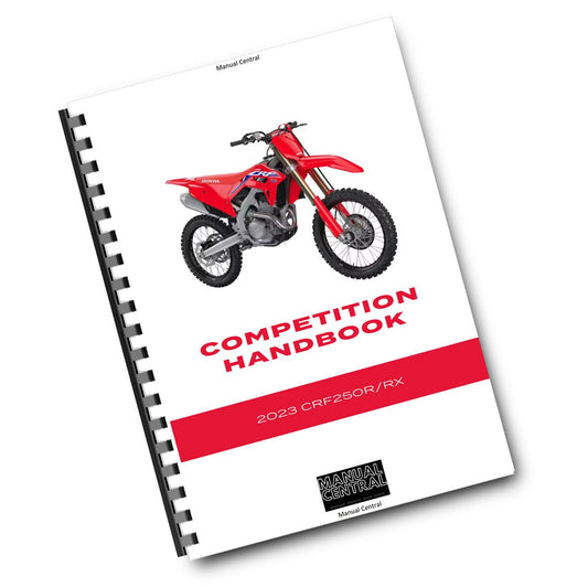 HONDA CRF250R CRF250RX 2023 - COMPETITION HANDBOOK