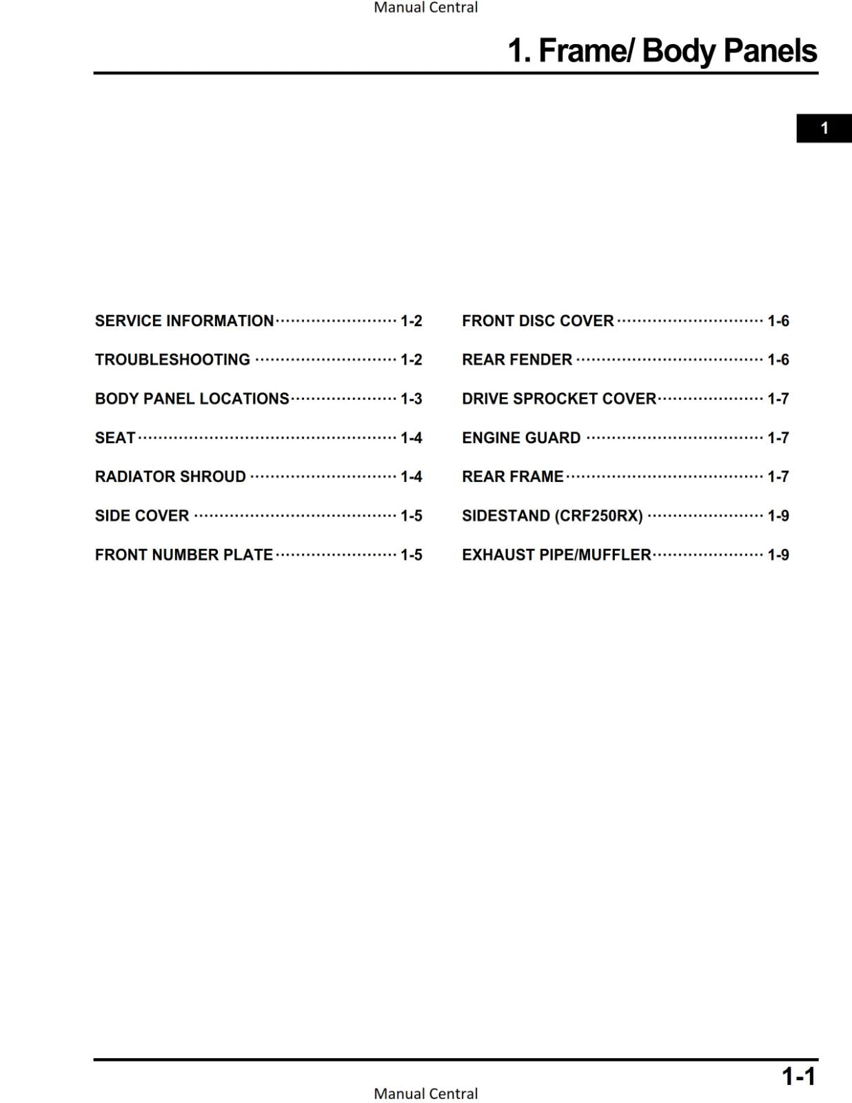 HONDA CRF250R CRF250RX 2023 - COMPETITION HANDBOOK