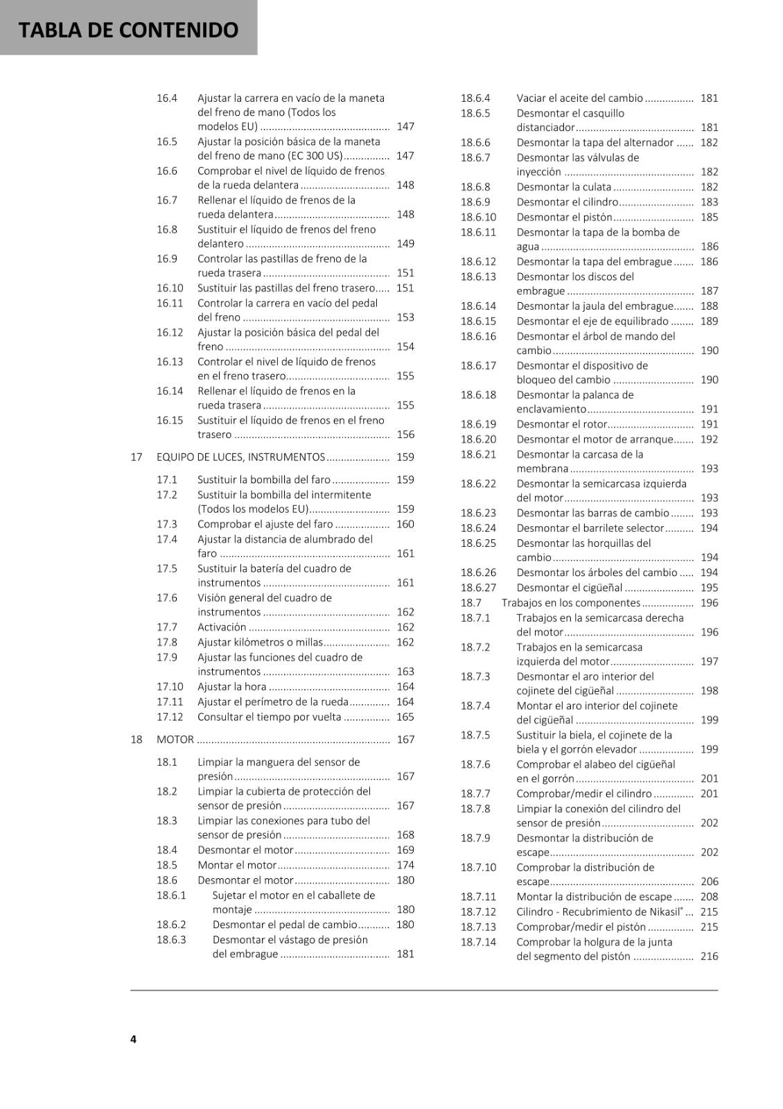 SPANISH LANGUAGE GASGAS 2021 - EC 250 300 - MANUAL DE REPARACION