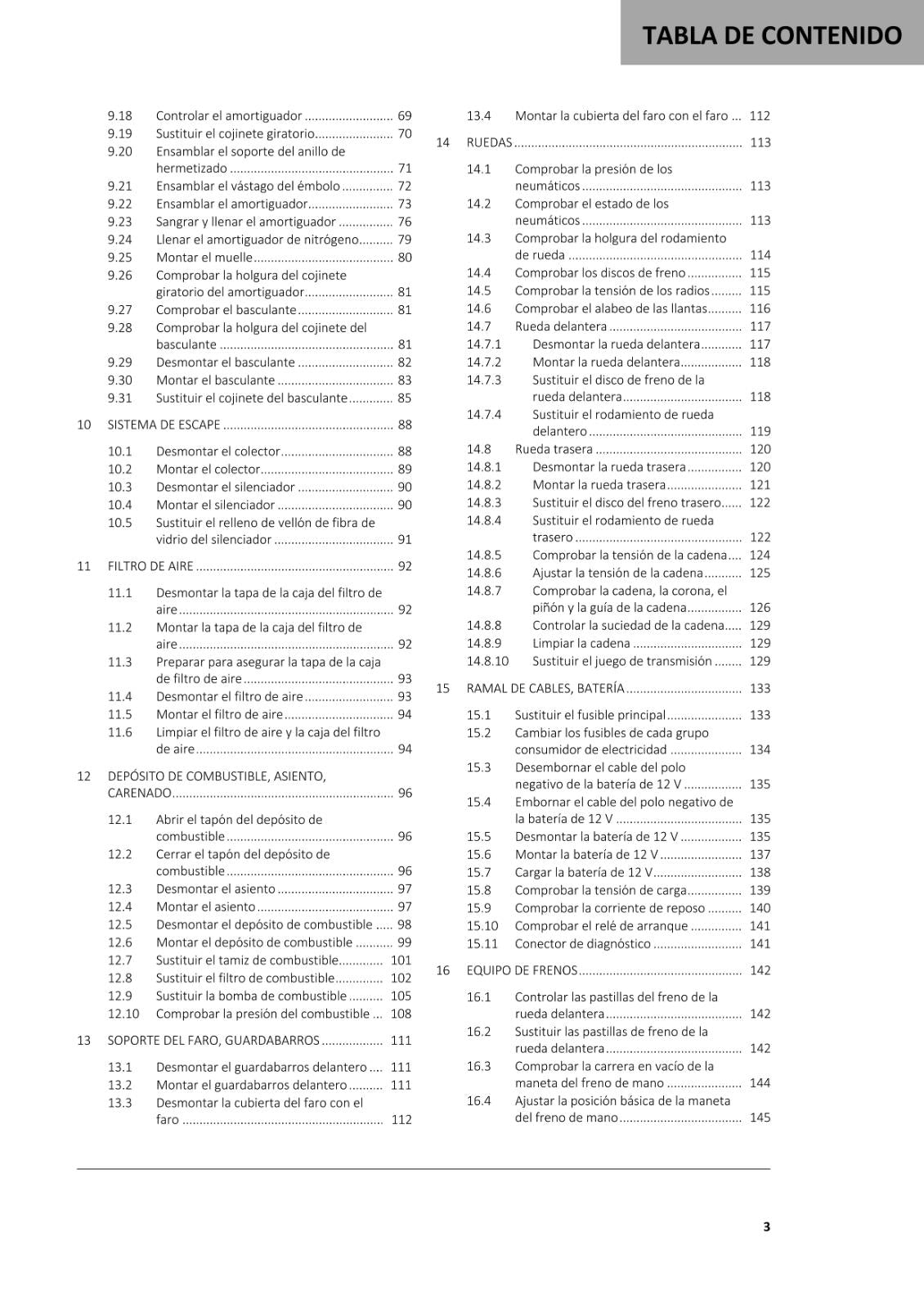 SPANISH LANGUAGE GASGAS 2021 - EC 250F - MANUAL DE REPARACION