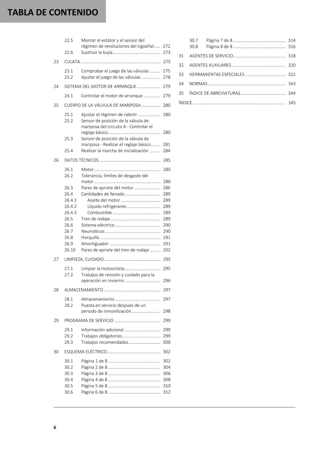 SPANISH LANGUAGE GASGAS 2021 - EC 350F - MANUAL DE REPARACION