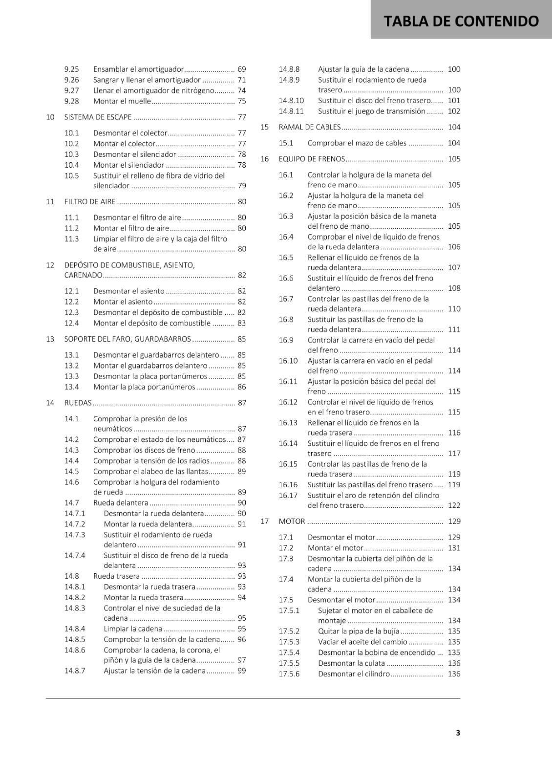SPANISH LANGUAGE GASGAS 2021 - MC 50 - MANUAL DE REPARACION