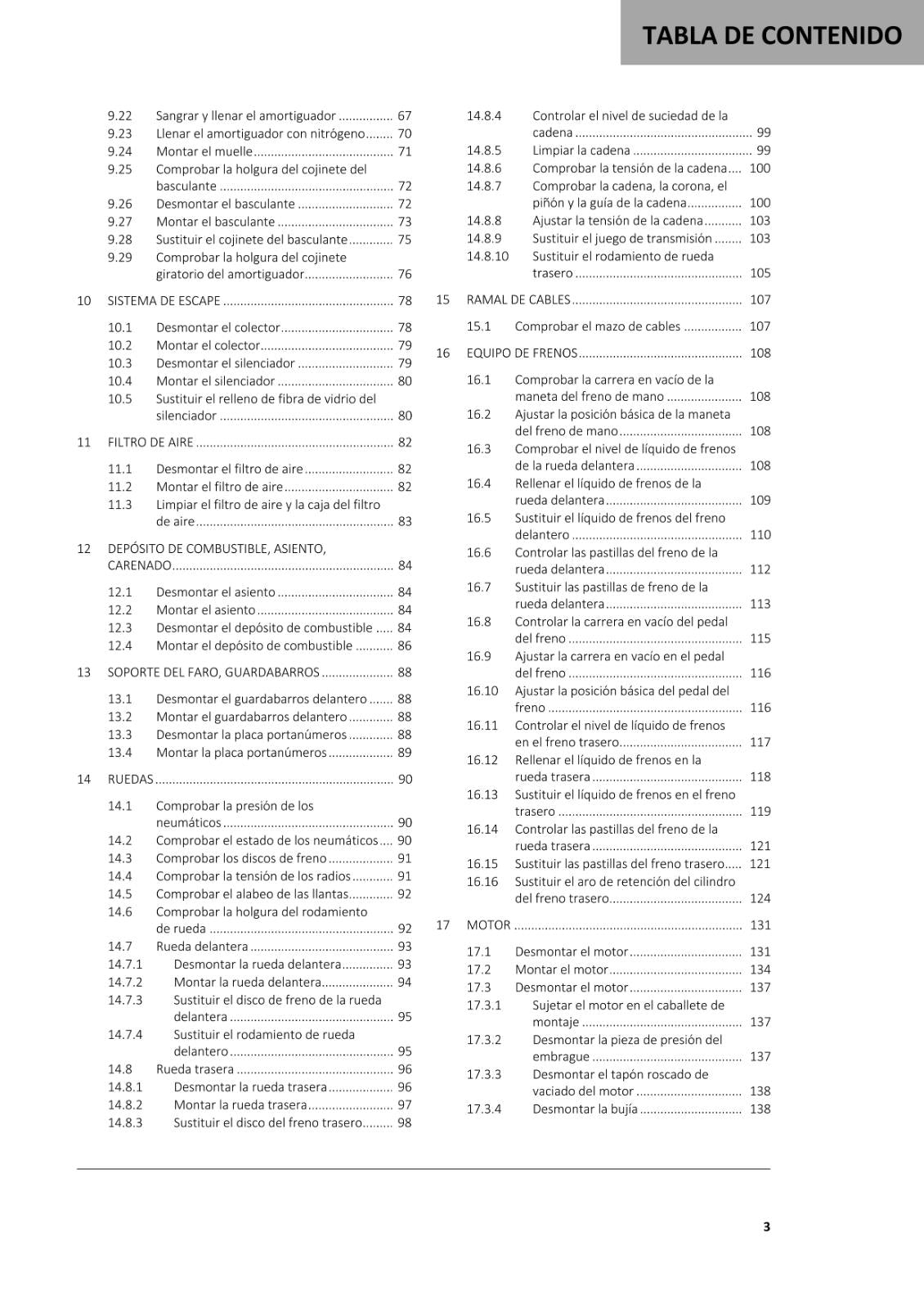 SPANISH LANGUAGE GASGAS 2021 - MC 65 - MANUAL DE REPARACION