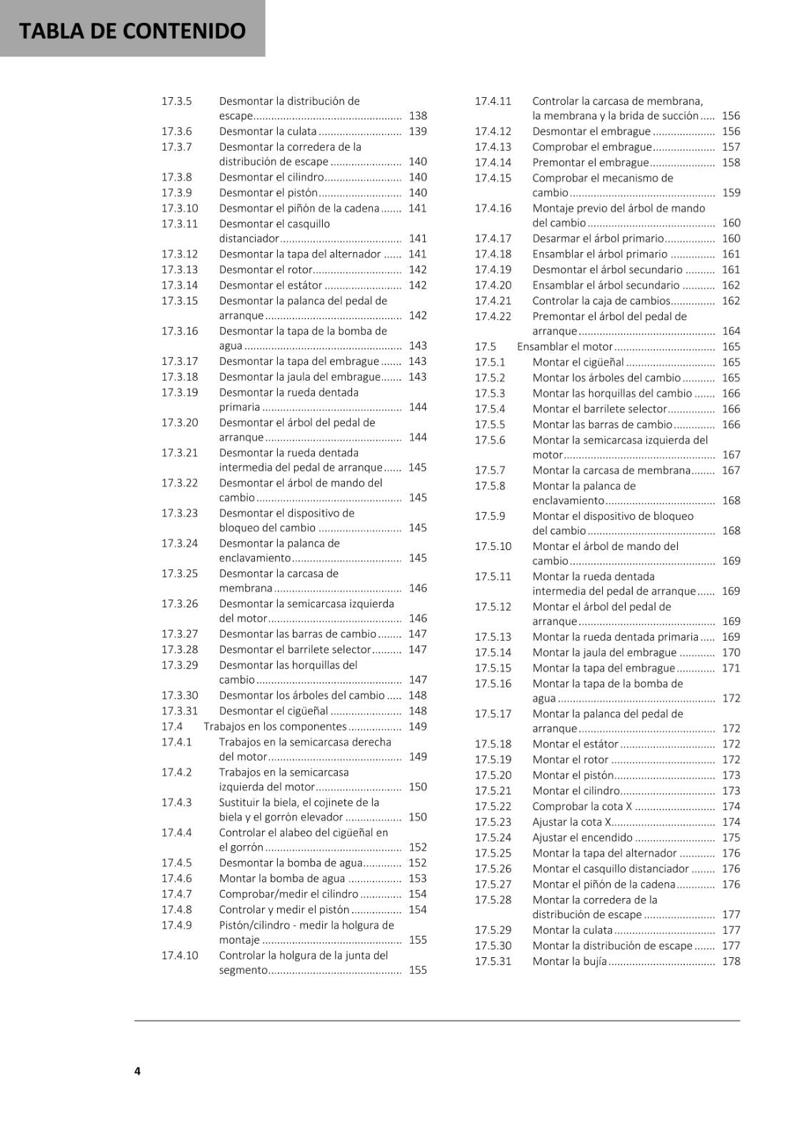 SPANISH LANGUAGE GASGAS 2021 - MC 65 - MANUAL DE REPARACION