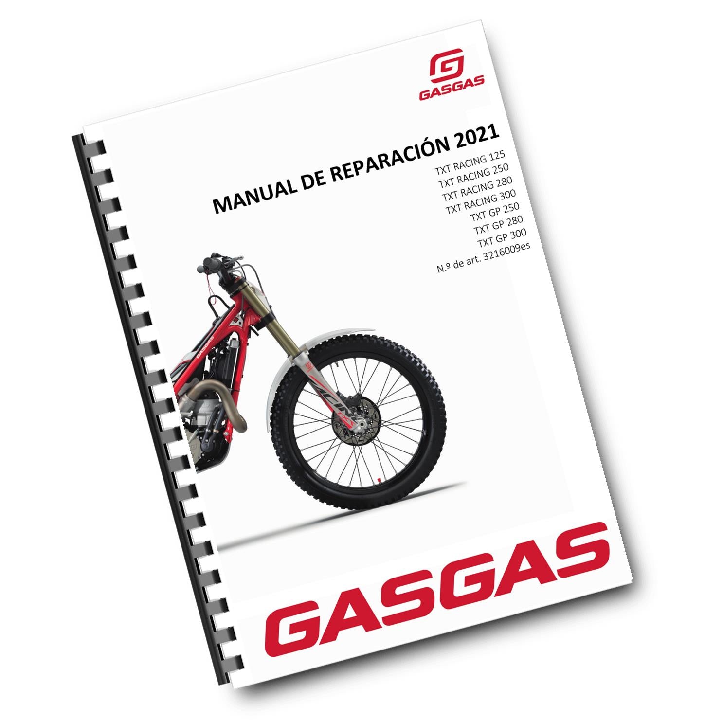 SPANISH GASGAS 2021 - TXT RACING GP 125 250 280 300 - MANUAL DE REPARACION