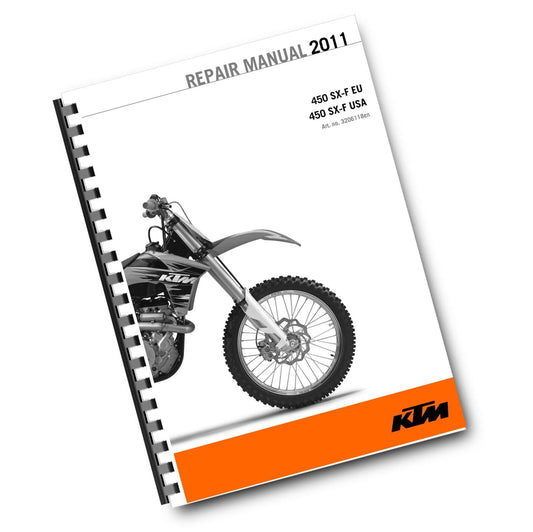 KTM 2011 - 450 SX-F EU USA - WORKSHOP SERVICE REPAIR MANUAL