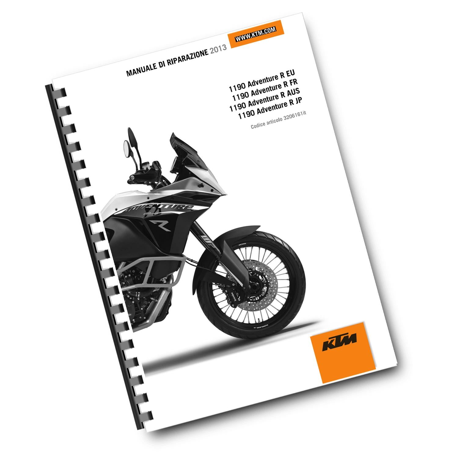 ITALIAN LANGUAGE - KTM 2013 - 1190 ADVENTURE R  - MANUALE DI RIPARAZIONE