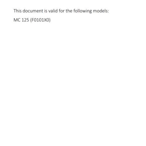 GASGAS 2024 MC 125 SERVICE WORKSHOP REPAIR MANUAL