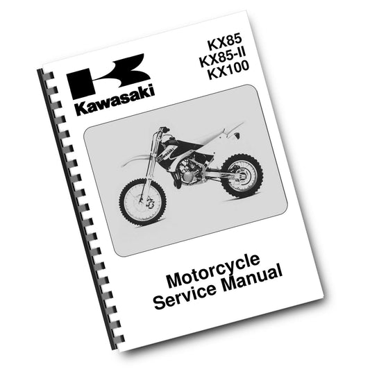 KAWASAKI MOTORCYCLE 2001 TO 2010 - KX85 KX85-II KX100 - SERVICE WORKSHOP REPAIR