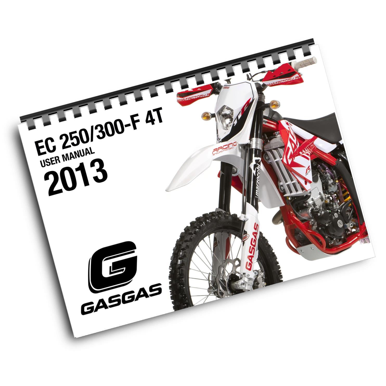 GASGAS 2013 OWNERS MANUAL - EC 250 300 F 4T - SEE DESCRIPTION