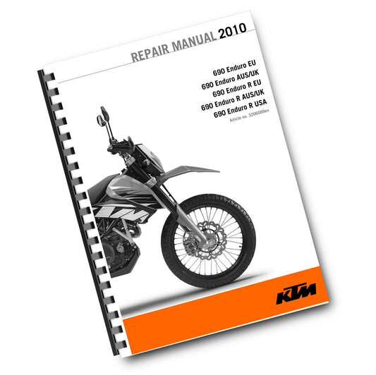 KTM 2010 - 690 ENDURO R EU AUS UK USA - WORKSHOP SERVICE REPAIR MANUAL