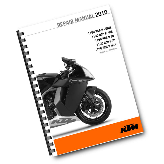 KTM 2010 - 1190 RC8 R - EU AUS UK FR JP USA - WORKSHOP SERVICE REPAIR MANUAL