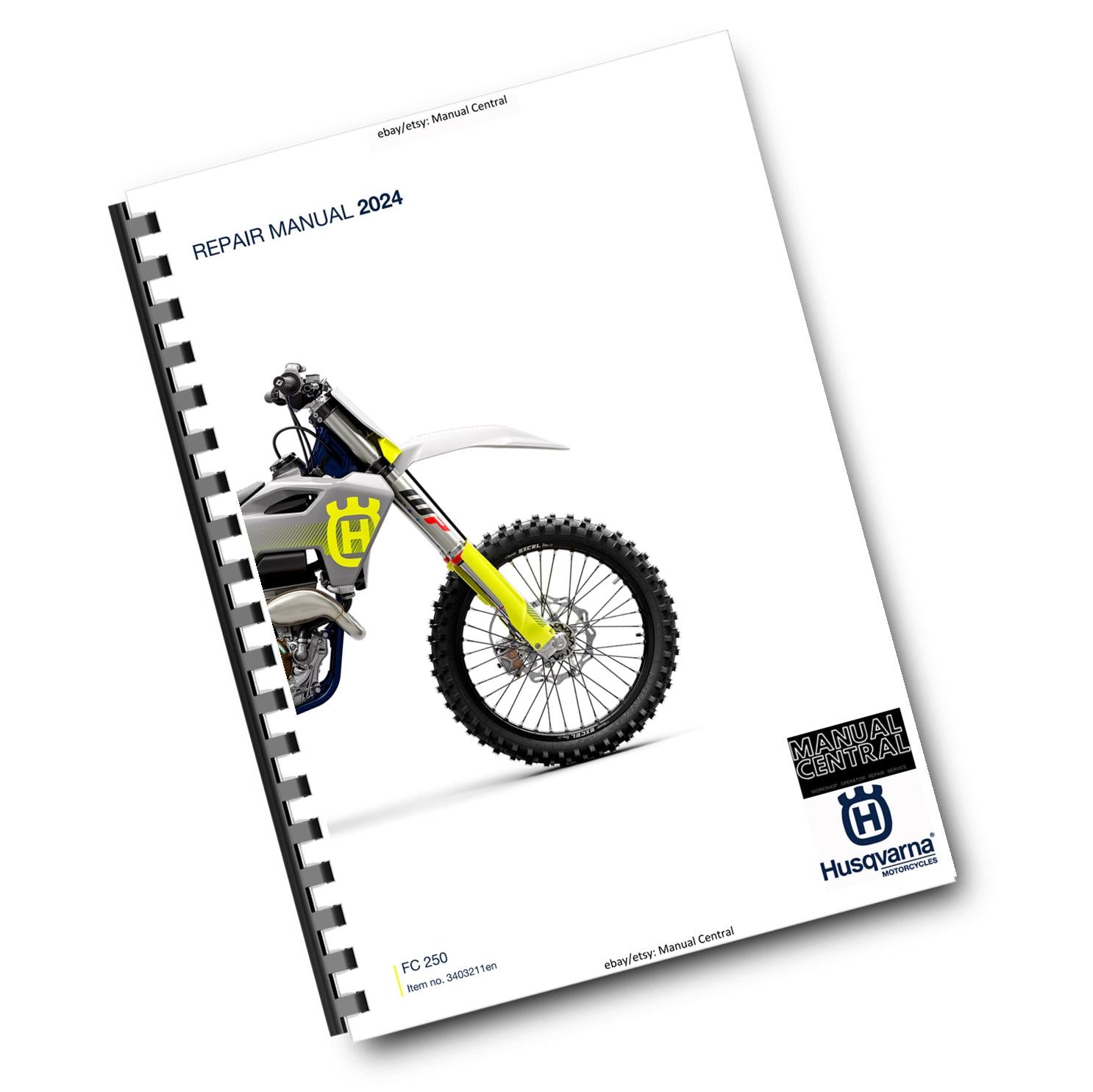 HUSQVARNA 2024 - FC 250 EU US - REPAIR WORKSHOP SERVICE MANUAL REPRINTED