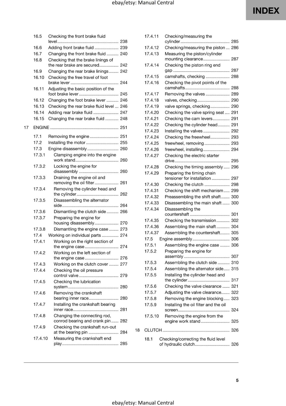 HUSQVARNA 2024 - FC 250 ROCKSTAR EDITION - REPAIR WORKSHOP SERVICE MANUAL