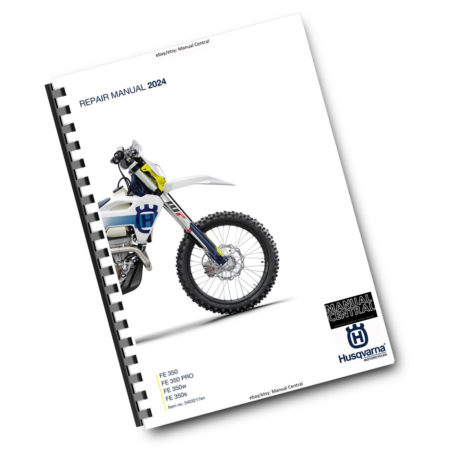 HUSQVARNA 2024 - FE 350 PRO 350w 350s - REPAIR WORKSHOP SERVICE MANUAL