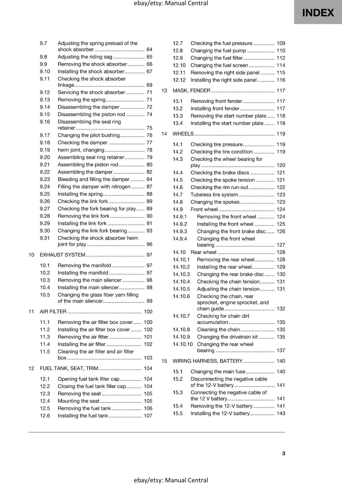 HUSQVARNA 2024 - FS 450 - REPAIR WORKSHOP SERVICE MANUAL