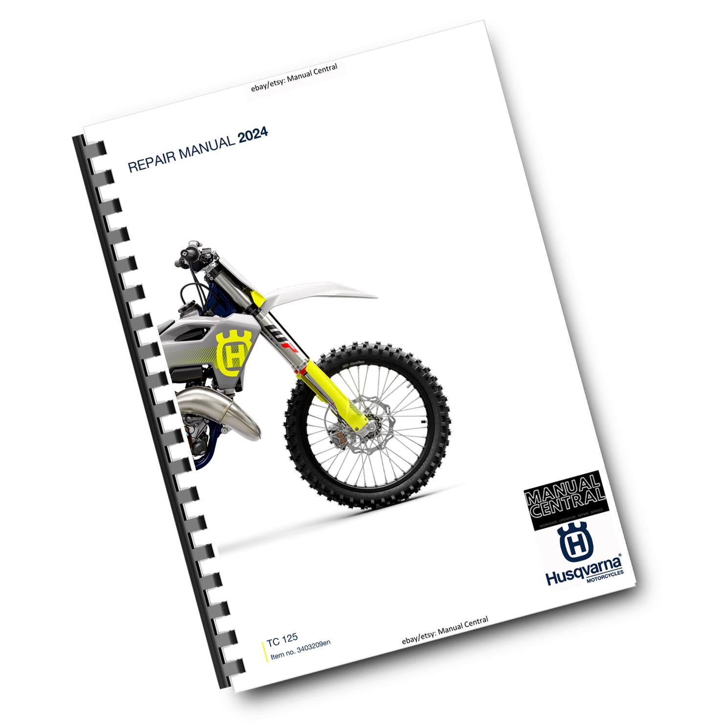 HUSQVARNA 2024 - TC 125 - REPAIR WORKSHOP SERVICE MANUAL