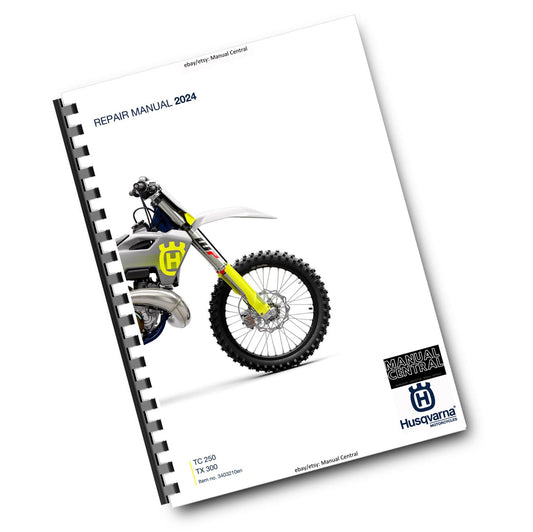 HUSQVARNA 2024 - TC 250 TX 300 - REPAIR WORKSHOP SERVICE MANUAL