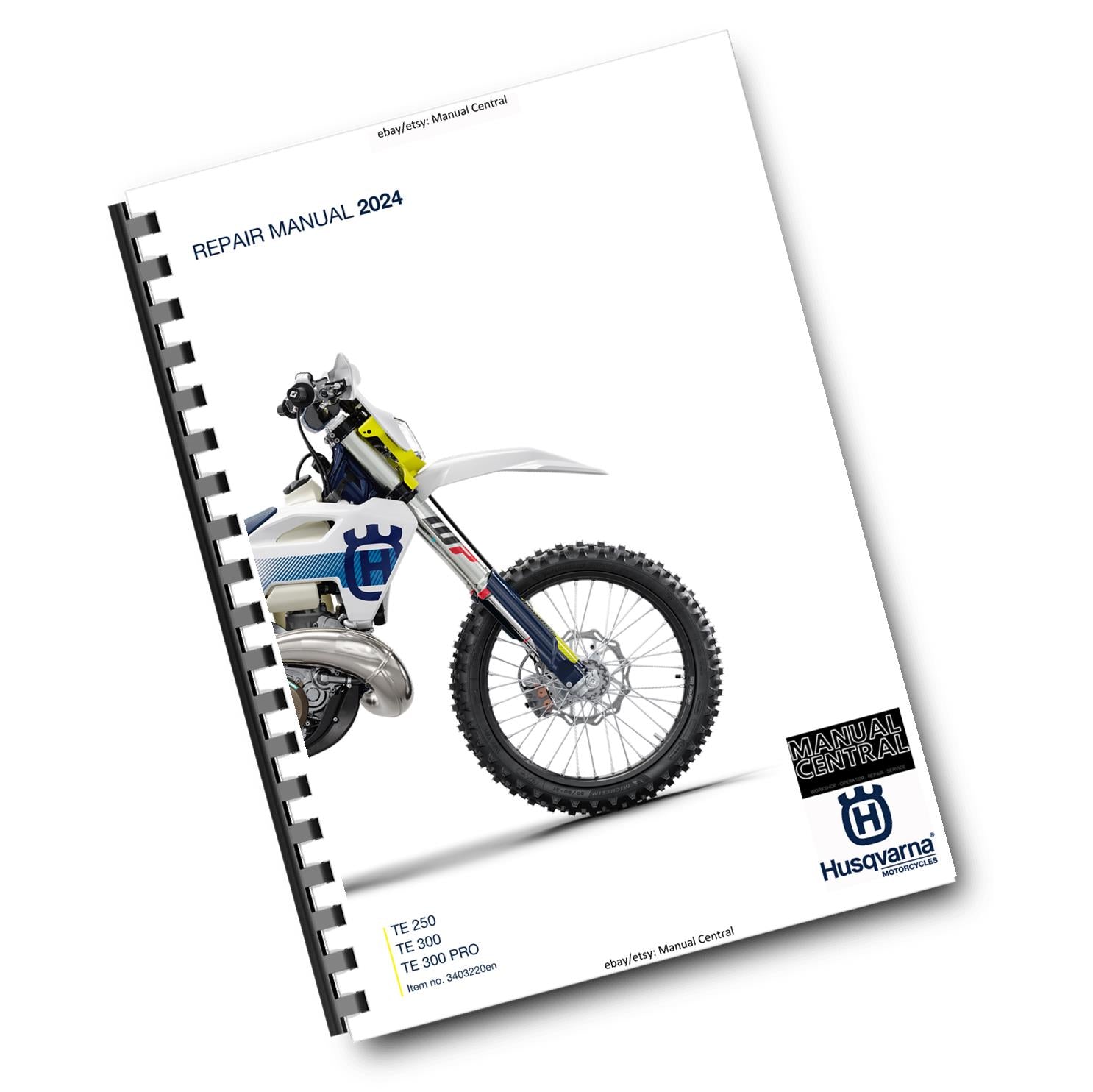 HUSQVARNA 2024 - TE 250 300 PRO EU US CN AR - REPAIR WORKSHOP SERVICE MANUAL
