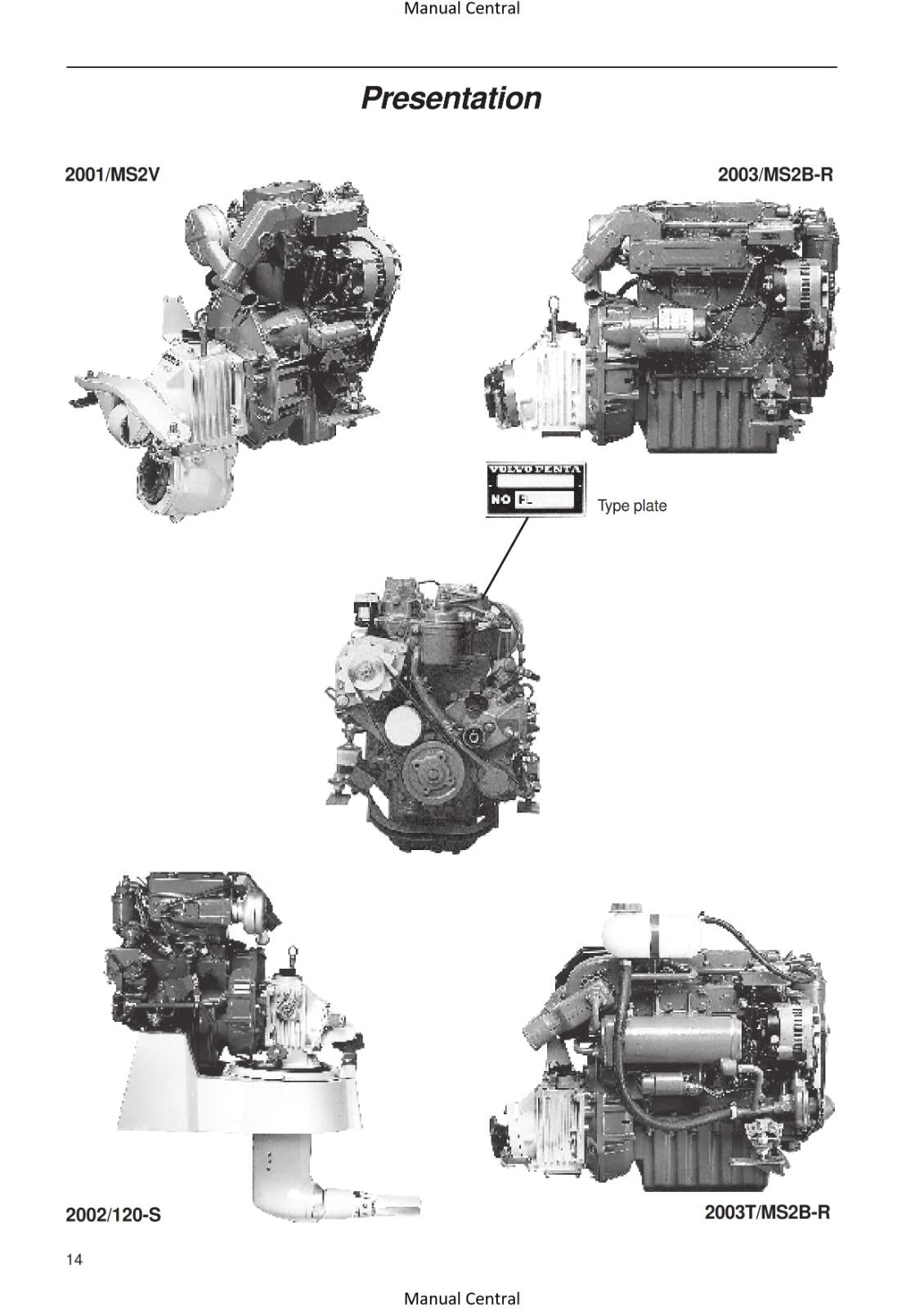 VOLVO PENTA - 2001 2002 2003 2003T - WORKSHOP SERVICE REPAIR - 08-2000 EDITION