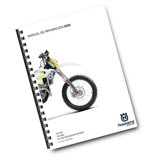 SPANISH LANGUAGE - HUSQVARNA 2022 - FE 350 350s ROCKSTAR -  MANUAL DE REPARACION