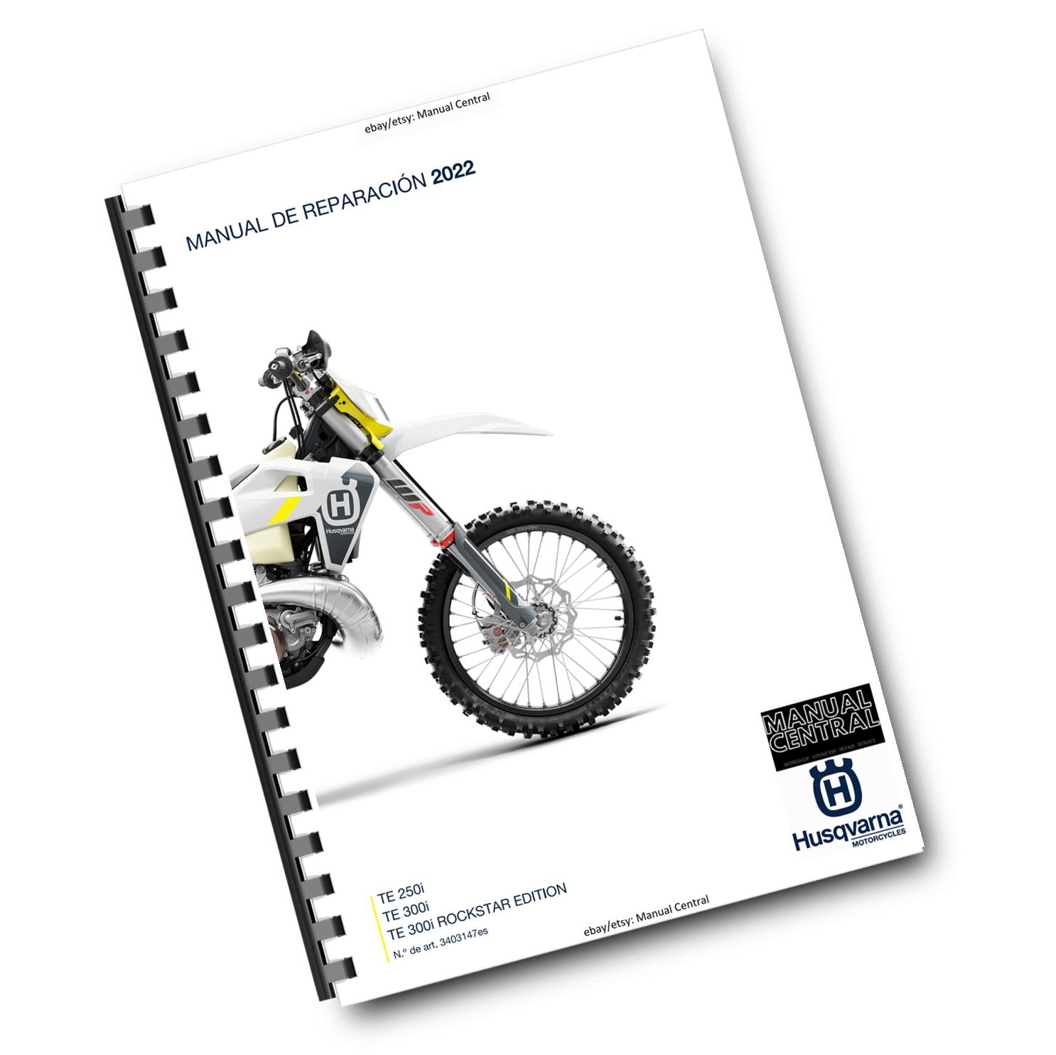 SPANISH LANGUAGE - HUSQVARNA 2022 - TE 250i 300i ROCKSTAR - MANUAL DE REPARACION