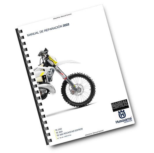 SPANISH LANGUAGE - HUSQVARNA 2022 - TE 250i 300i ROCKSTAR - MANUAL DE REPARACION
