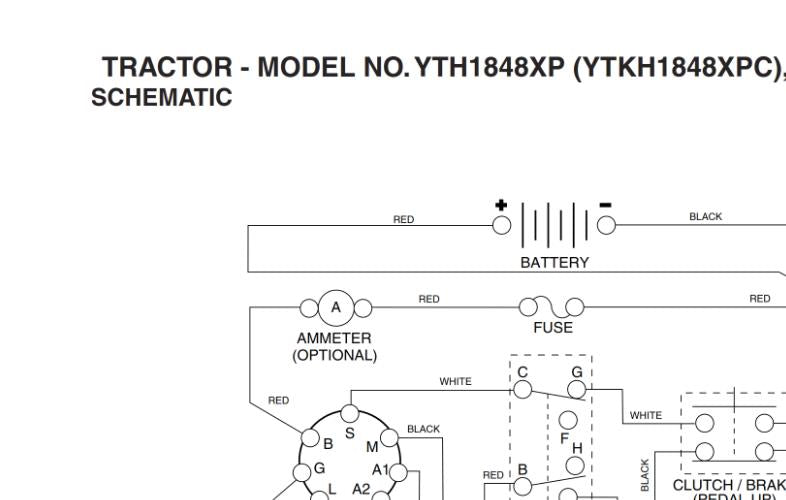 HUSQVARNA RIDE ON MOWER - YTH1848XP  YTKH1848XP C - PARTS MANUAL + WIRING