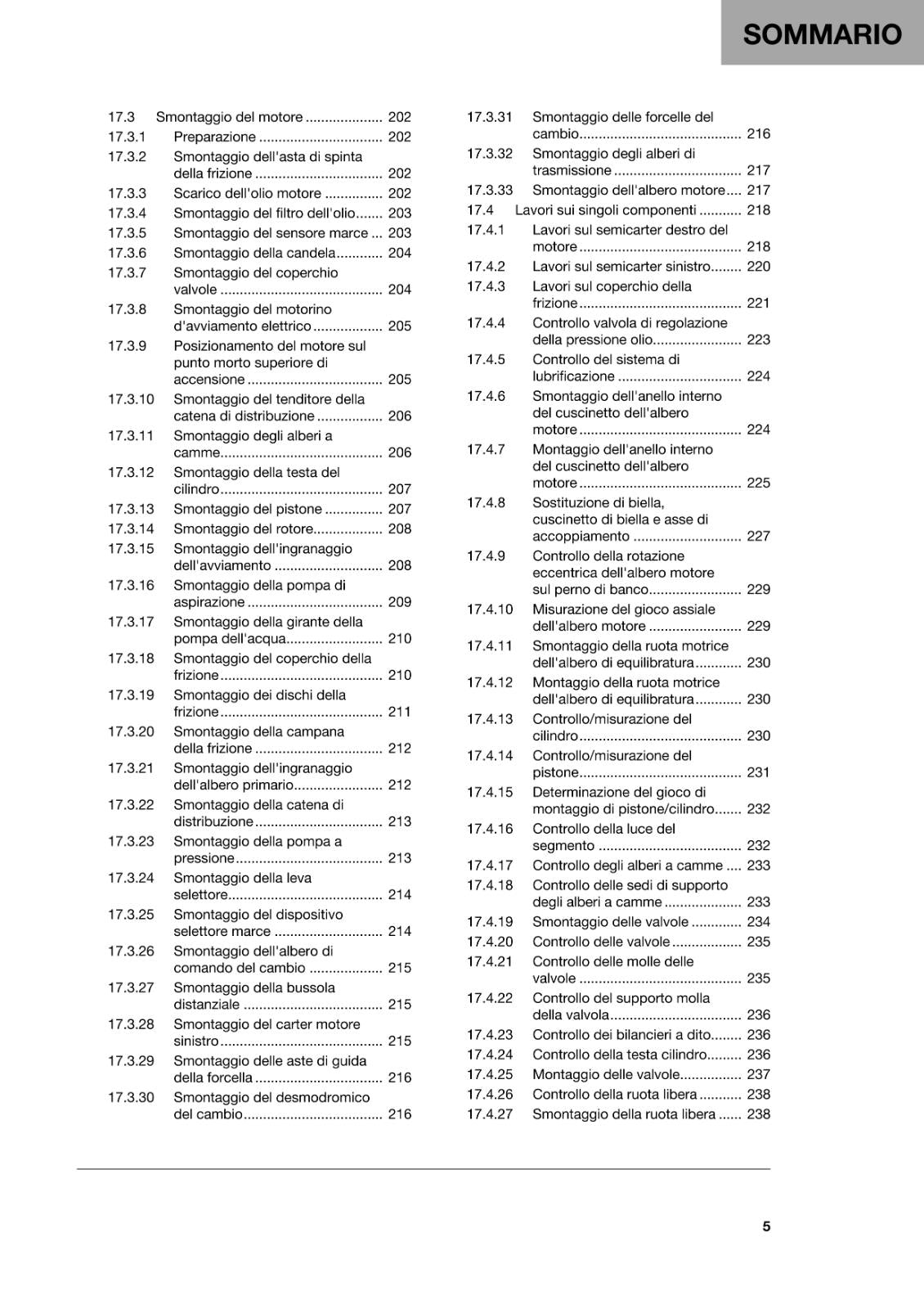 ITALIAN - HUSQVARNA 2022 - FC 250 EU US - MANUALE DI RIPARAZIONE