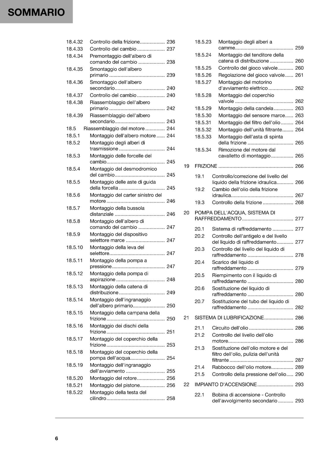 ITALIAN - HUSQVARNA 2022 - FE 350 350s ROCKSTAR EDITION - MANUALE DI RIPARAZIONE