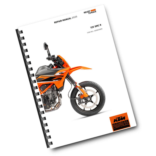 KTM 2025 - 125 SMC R - WORKSHOP SERVICE REPAIR MANUAL REPRINTED