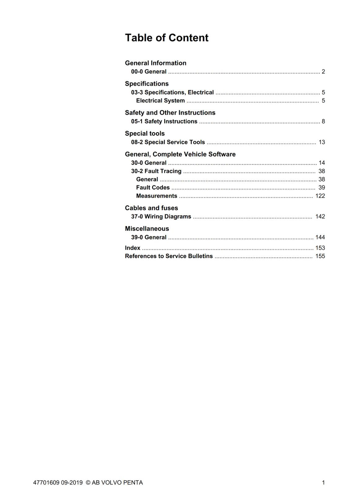 VOLVO PENTA - GROUP 30 / 21-26 - D3 D E F G H - WORKSHOP MANUAL REPRINTED