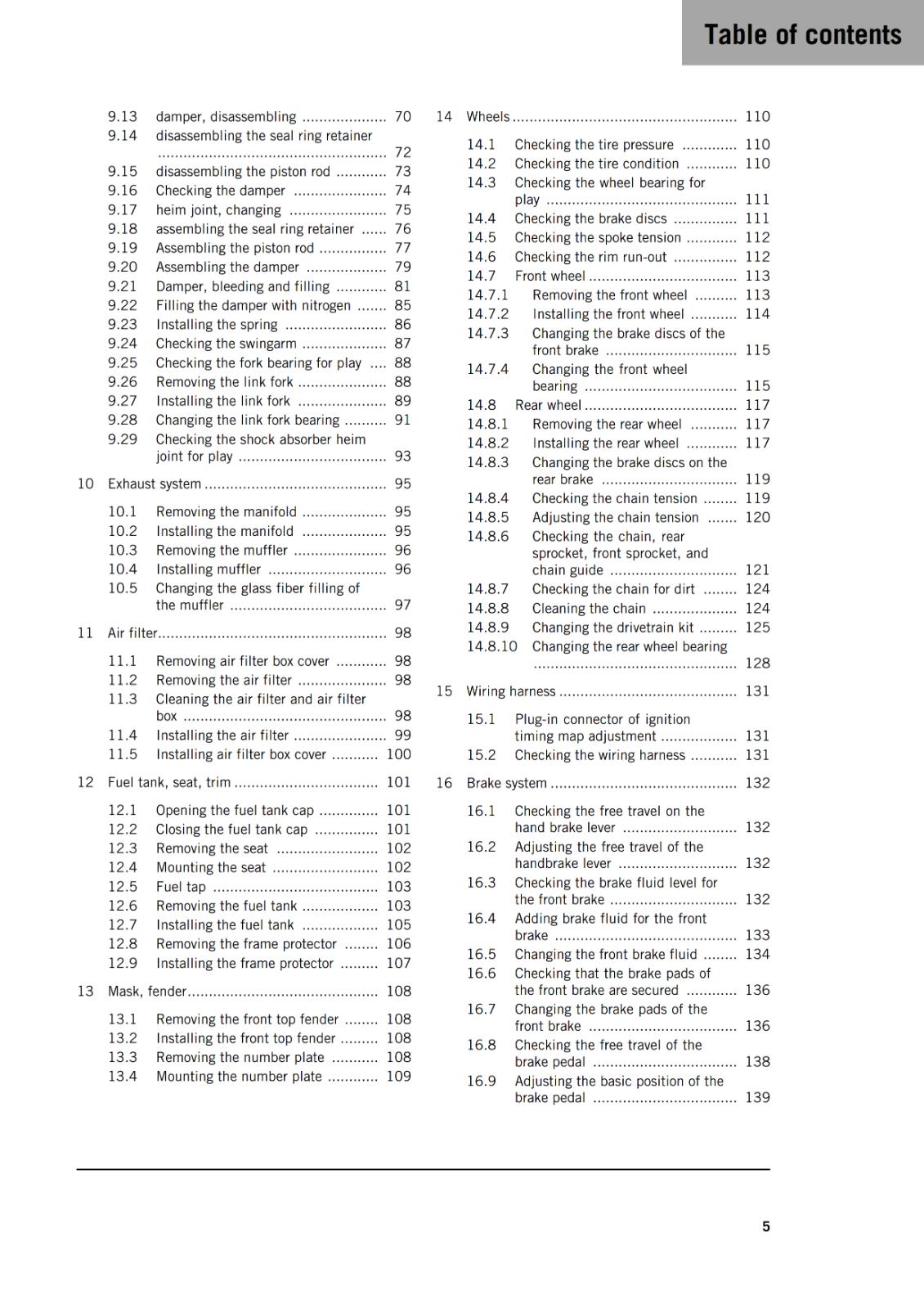KTM 2025 - 85 SX 19/16 17/14 - WORKSHOP SERVICE REPAIR MANUAL