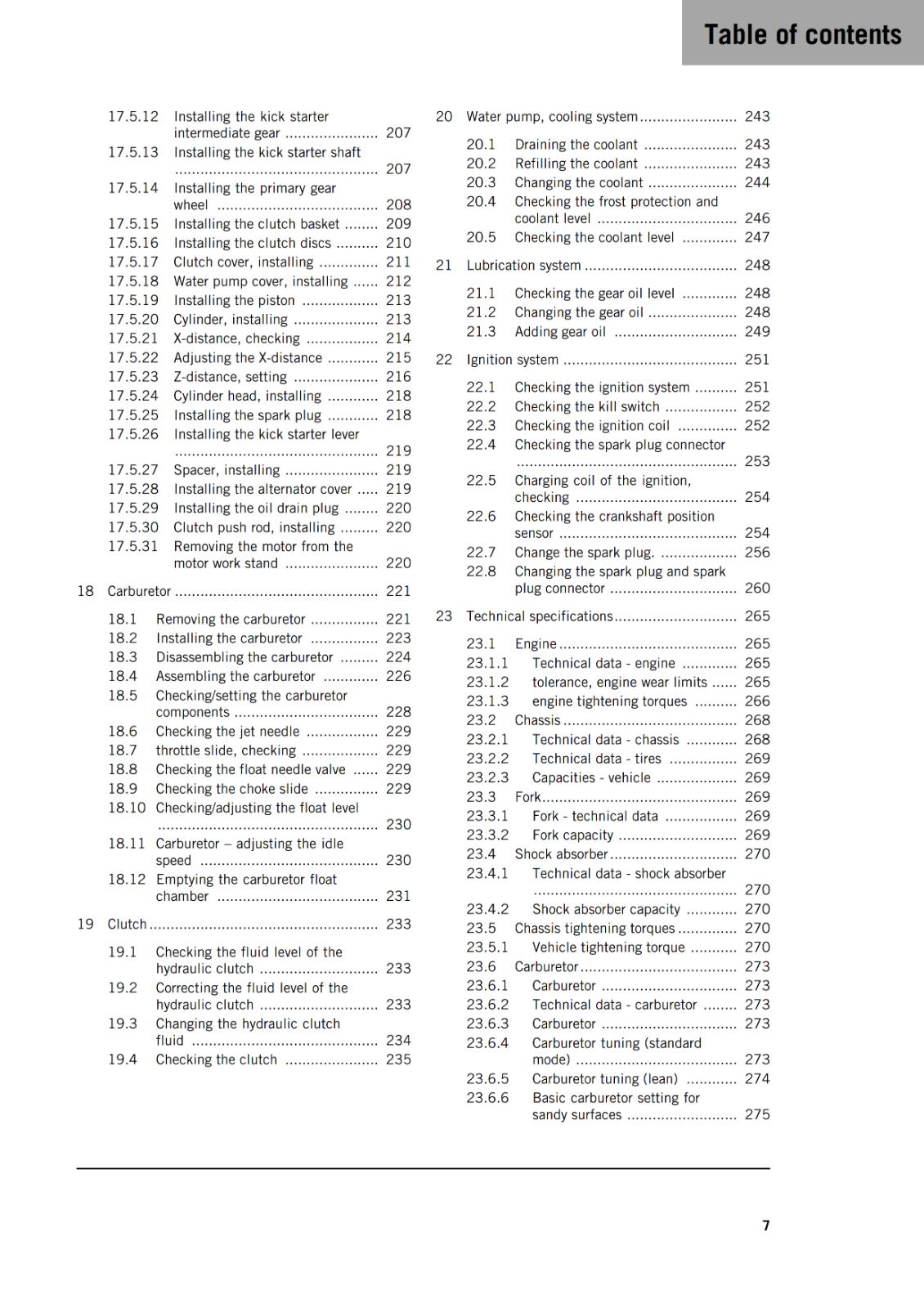 KTM 2025 - 85 SX 19/16 17/14 - WORKSHOP SERVICE REPAIR MANUAL