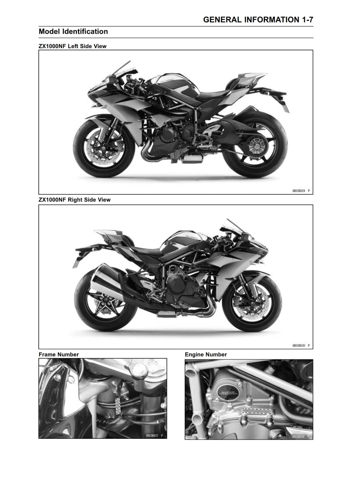 KAWASAKI 2015 2016 H2 NINJA - WORKSHOP SERVICE REPAIR MANUAL - ZX1000NF ZX1000NG