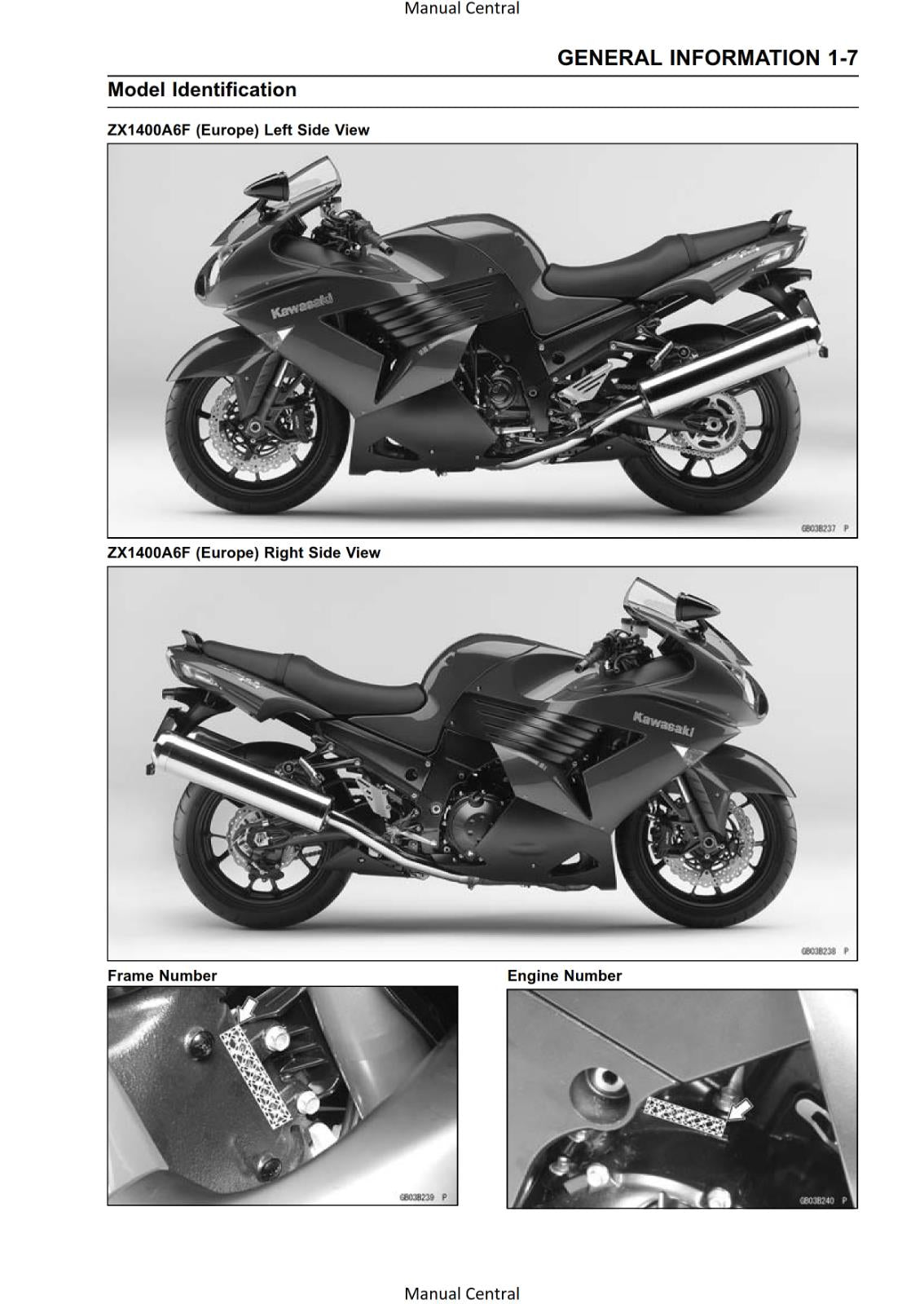 KAWASAKI 2006  - ZZR 1400 ABS NINJA ZX-14 - WORKSHOP SERVICE REPAIR MANUAL