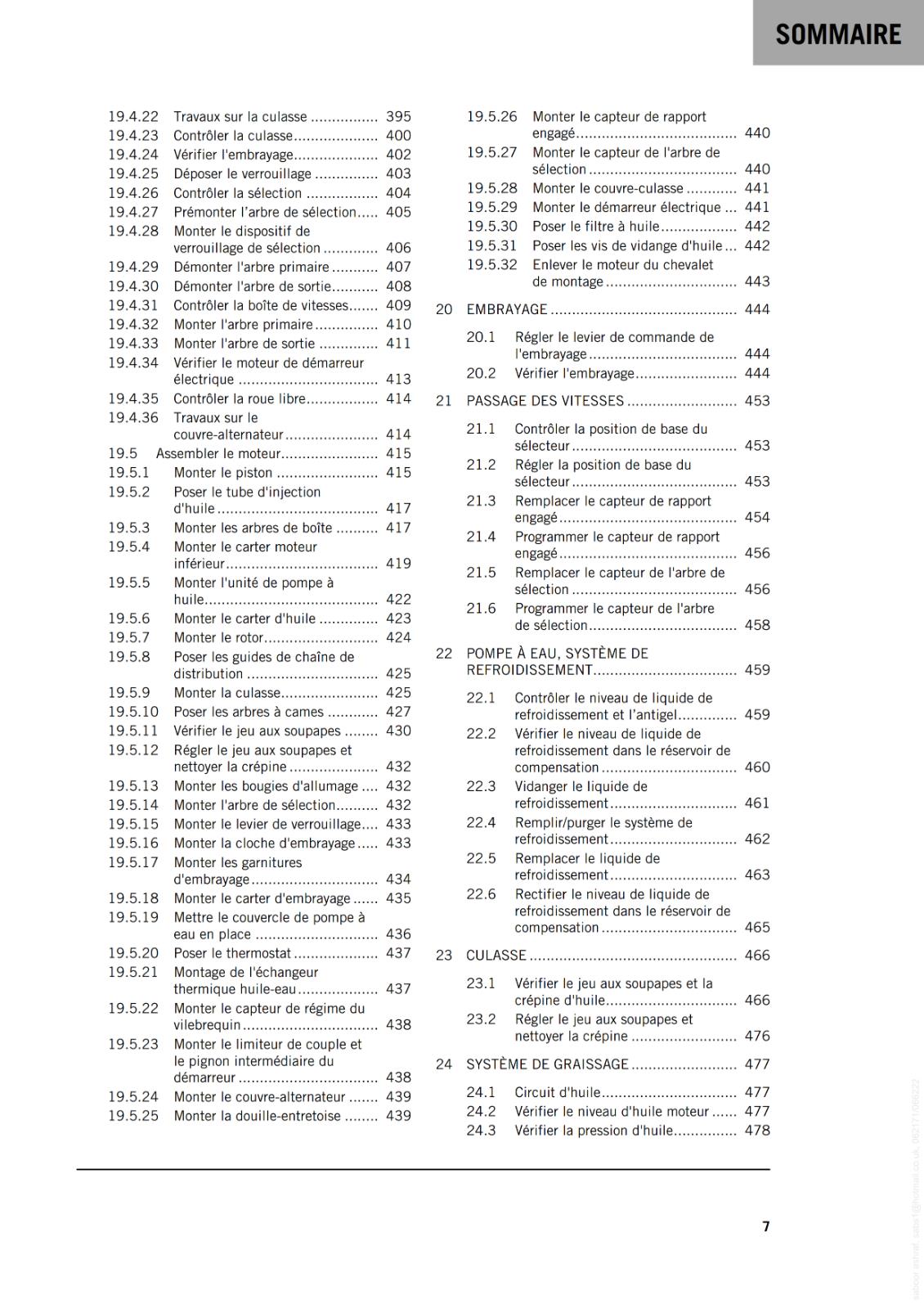 FRENCH LANGUAGE - KTM 2024 - 890 ADVENTURE R RALLY - MANUEL DE REPARATION