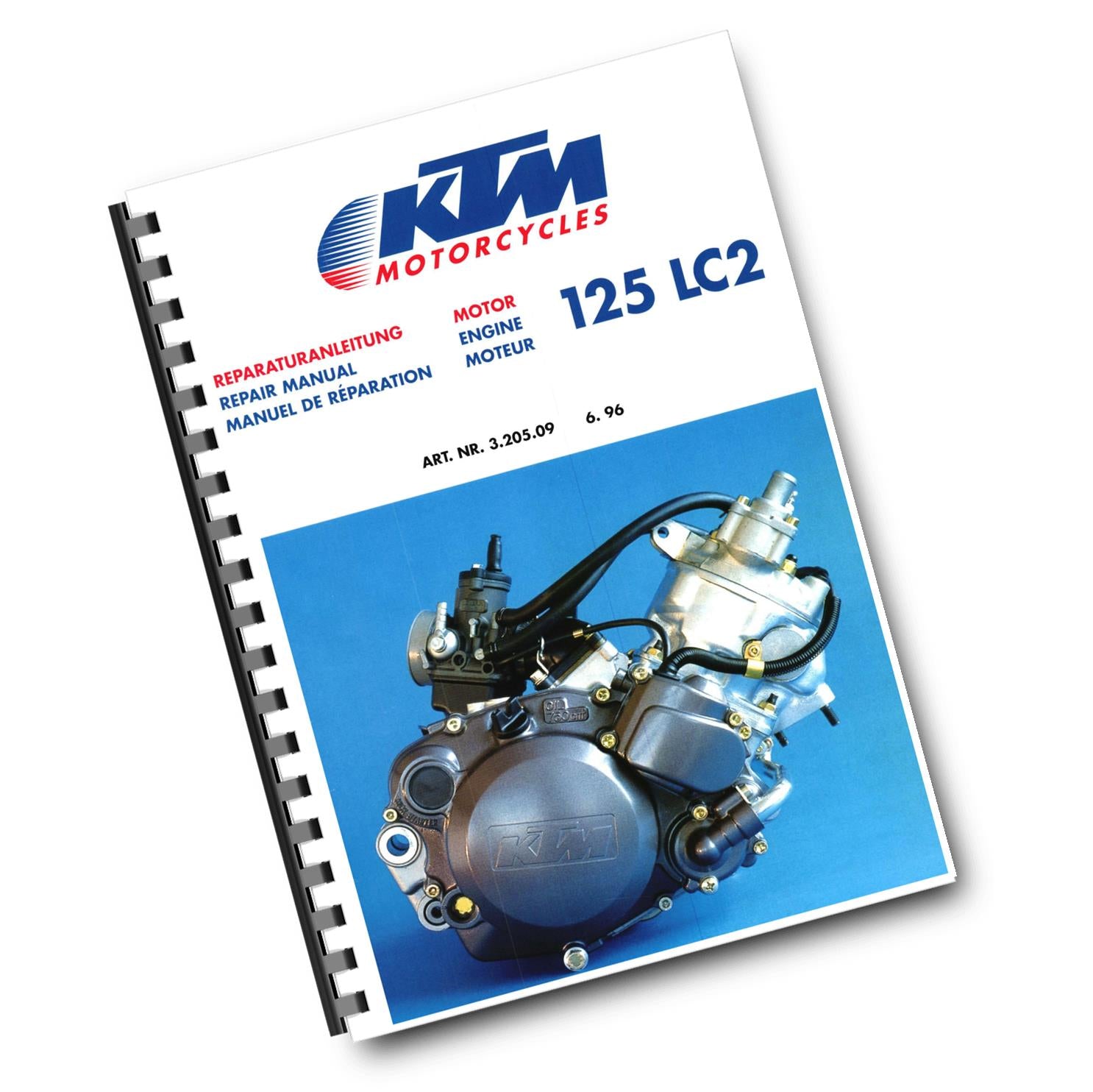 KTM 1996 - 125 LC2 - ENGINE SERVICE WORKSHOP REPAIR MANUAL