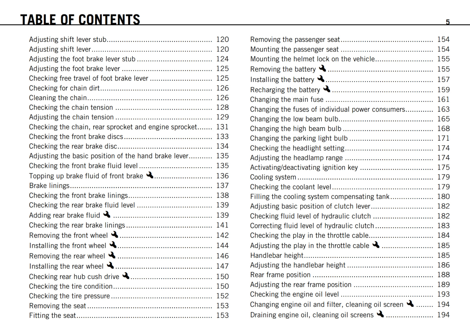 KTM 2010 - 1 190 RC8 - OWNERS MANUAL USER GUIDE