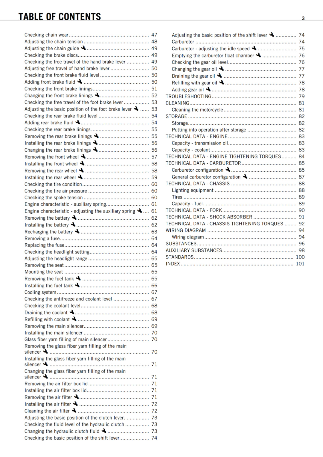 KTM 2010 - 250 EXC E-STARTER - OWNERS MANUAL USER GUIDE