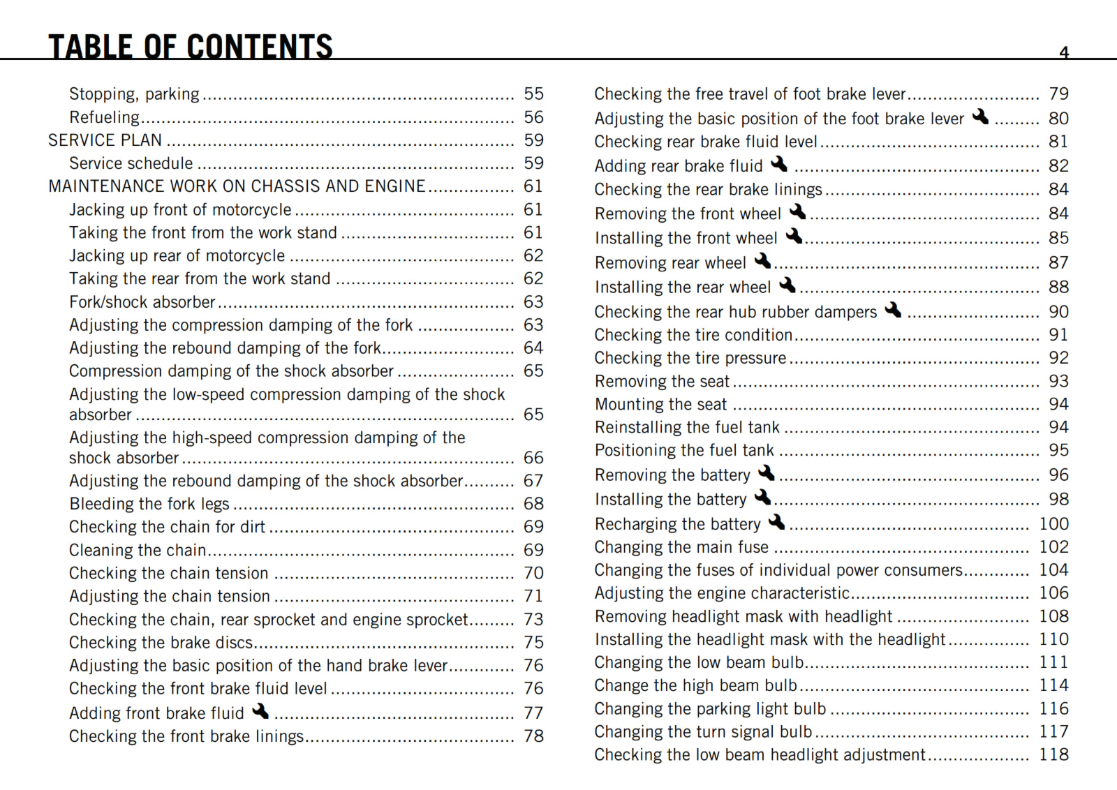KTM 2010 - 690 DUKE USA - OWNERS MANUAL USER GUIDE